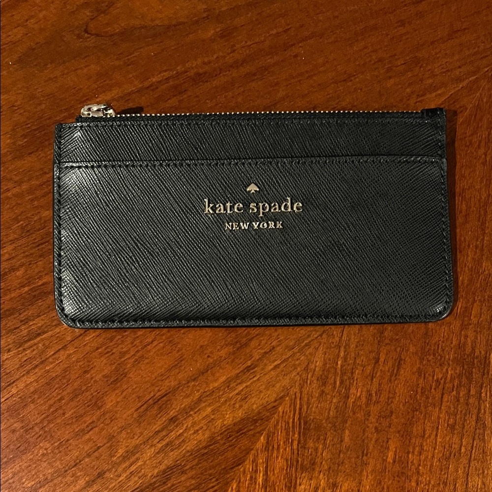 Kate Spade Black Zip Wallet